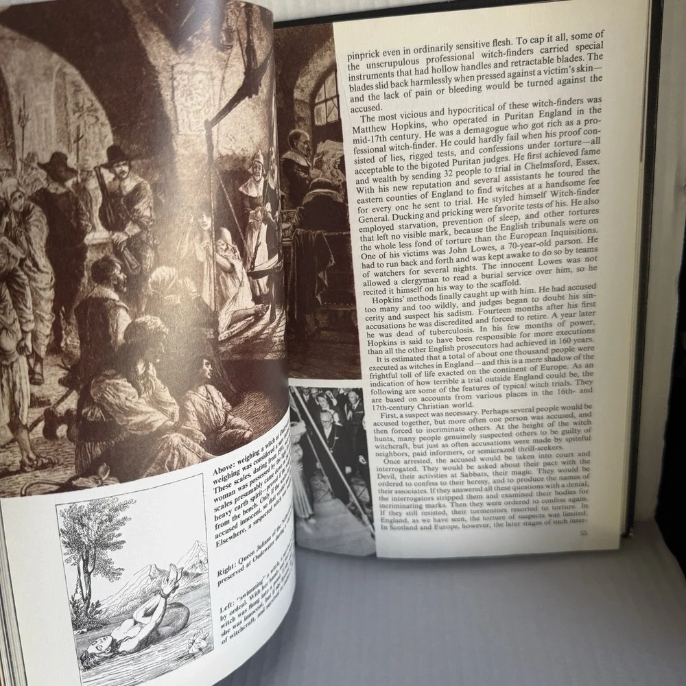 Vintage 1976 The Supernatural Series Witches & Witchcraft Hardcover‎ Book